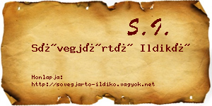 Sövegjártó Ildikó névjegykártya